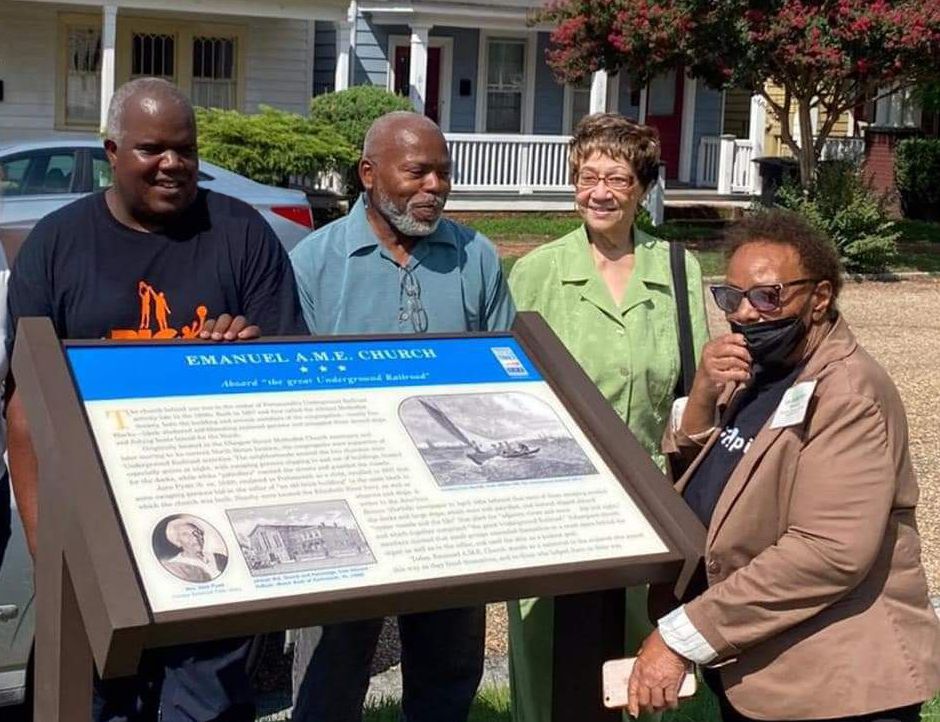 Underground Railroad Dedication Signage